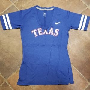 Nike Texas Rangers Womens Vneck EUC worn once